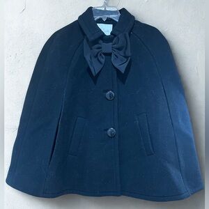 Kate Spade Kids Black Cape with Bow